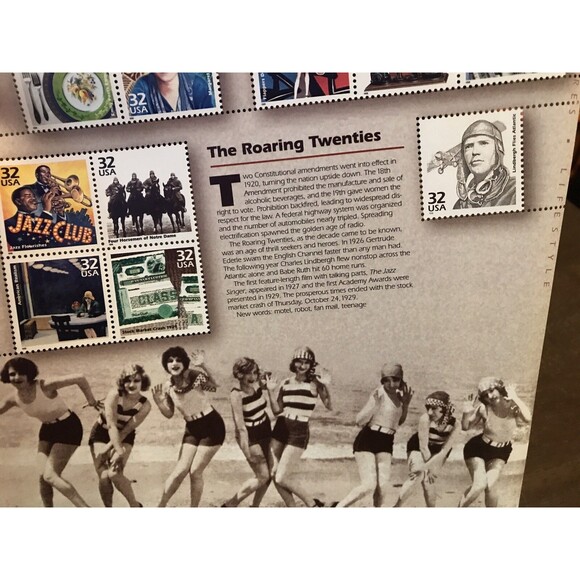 US #3184 MNH pane of 15, 32c Celebrate the Century, 1920's - Picture 3 of 4